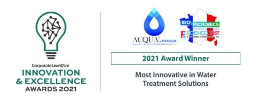 ACQUA ECOLOGIE entreprise la plus innovante dans le traitement de l’eau pour la France en 2021 – “Most Innovative in Water treatment Solutions”