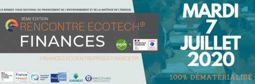 Le PEXE et l’ADEME, en partenariat avec France Invest, France Participative, France Angels, EuroNext et GreenUnivers vous invitent à participer à la 3ème édition de la Rencontre Ecotech®