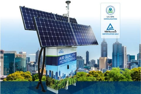 World’s 1st solar powered regulatory aqms station